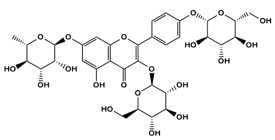 Kaempferol 3,4’-diglucoside 7-rhamnoside