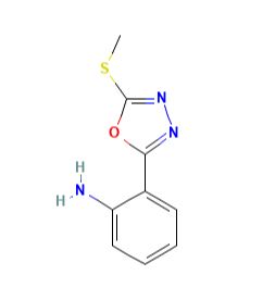 5-(2-Aminophenyl)-2-methylthio-1,3,4-oxadiazole