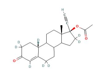 Norethindrone Acetate-2,2,4,6,6,10,16,16-D8