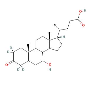 7alpha-Hydroxy-3-oxo Cholan-24-oic-2,2,4,4-D4 acid