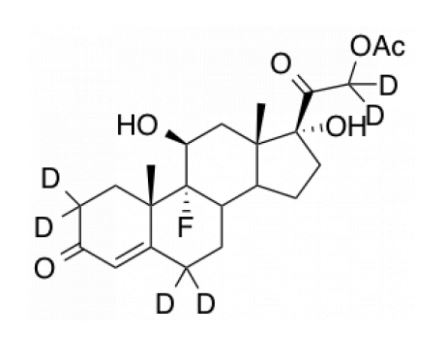 Fludrocortisone-21-Acetate-2,2,6,6,21,21-D6 (major)