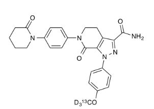 Apixaban-13C,D3