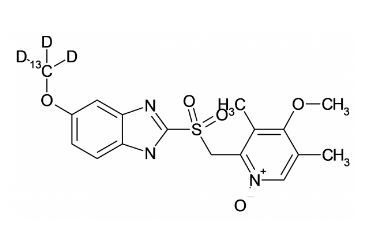 Omeprazole-13C, D3 Sulfone N-Oxide