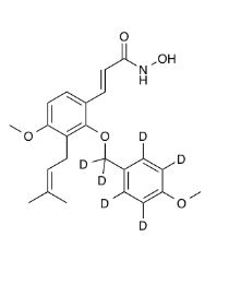 N-Hydroxy (E)-2-(4-methoxybenzoxy-D6)-4-methoxy-3-prenylcinnamamide