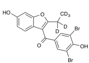 6-Hydroxy Benzbromarone-D5 (major)