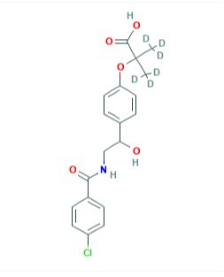 Hydroxy Bezafibrate-D6