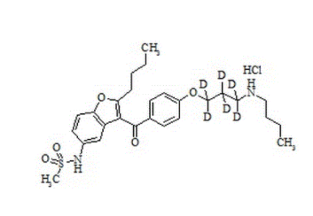 N-Desbutyl Dronedarone D7 HCl