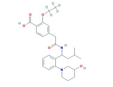 3-Hydroxy Repaglinide D5