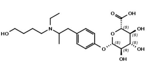 O-Desmethyl Mebeverine Alchohol O-beta-D-Glucuronide